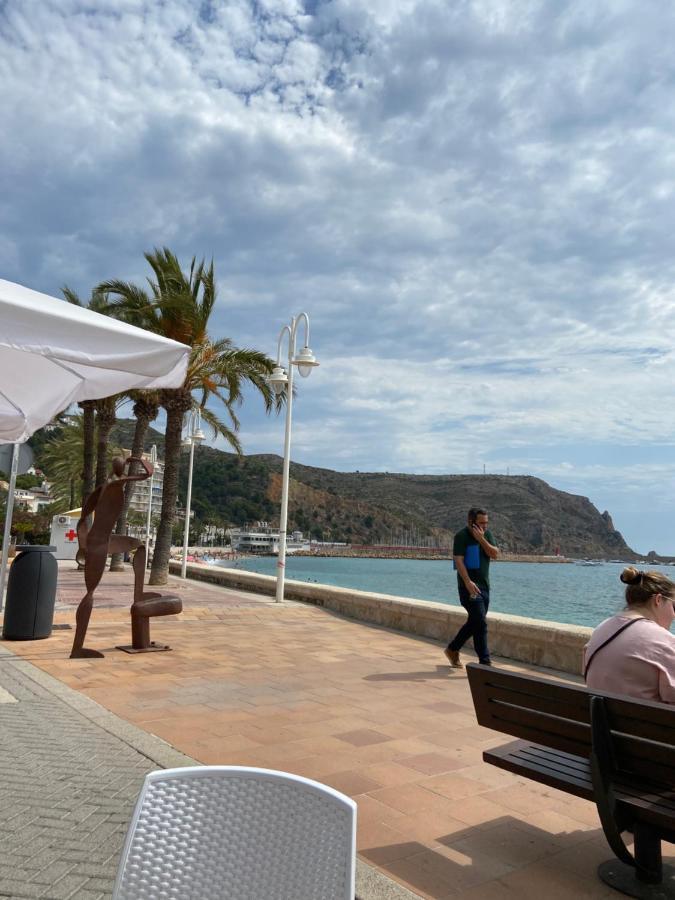 Javea Au Port Vue Mer Devant La Plage Grand Appartement Terrasse Clim Et Wifi מראה חיצוני תמונה